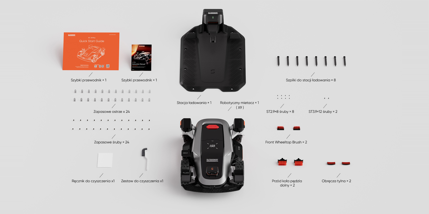 Zdjęcie produktu robotycznej kosiarki Sunseeker Elite X9