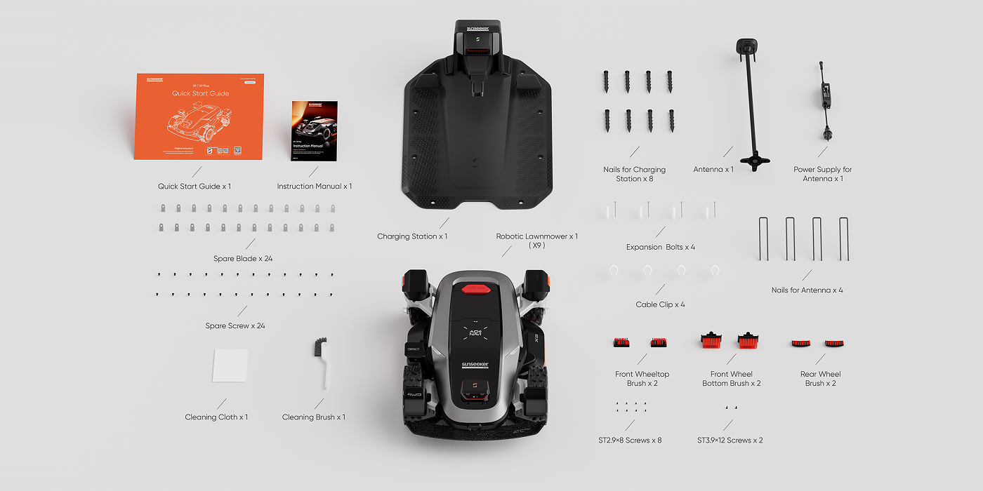 Sunseeker Elite X9 robotic lawn mower product image