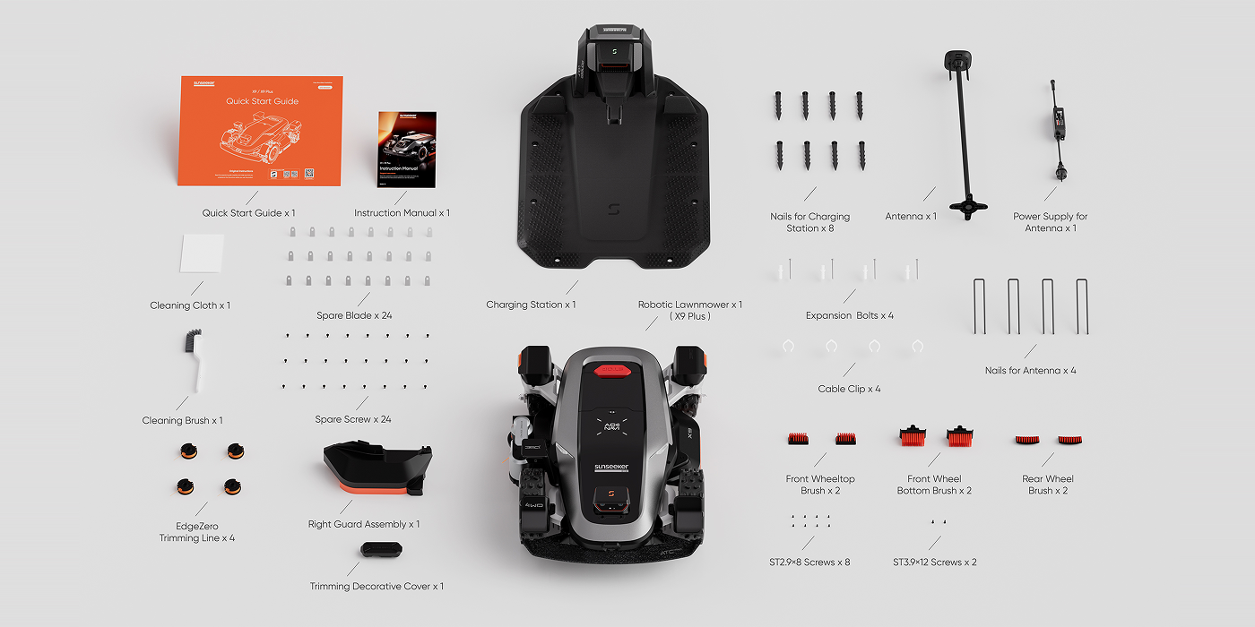 Sunseeker Elite X9 Plus robotic lawn mower product image