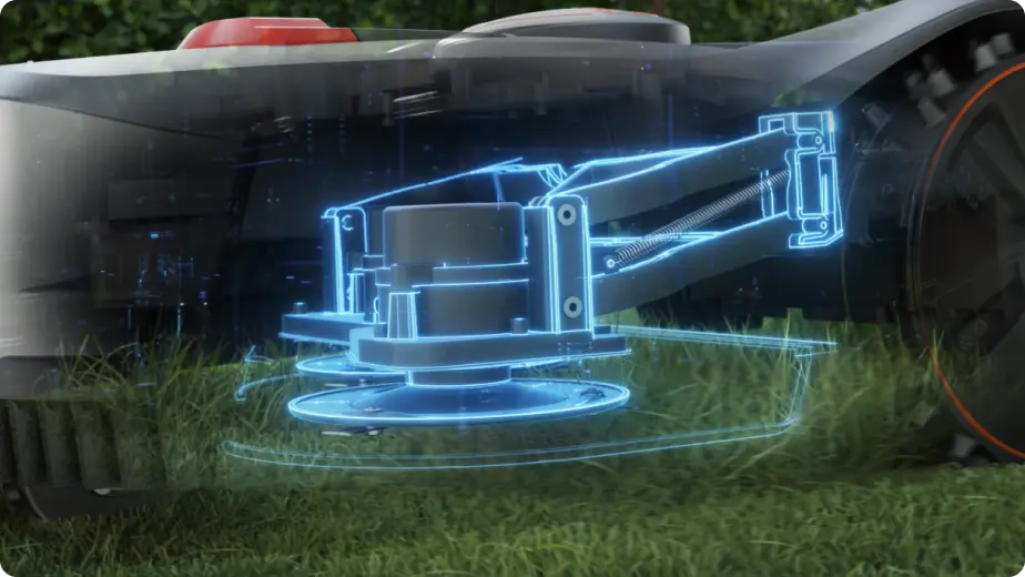 Schwimmendes Mähdeck