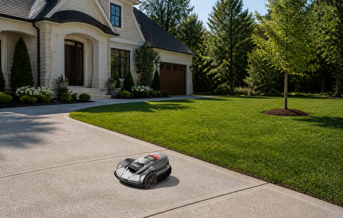 tondeuse robot sunseeker elite x7 allee residentielle