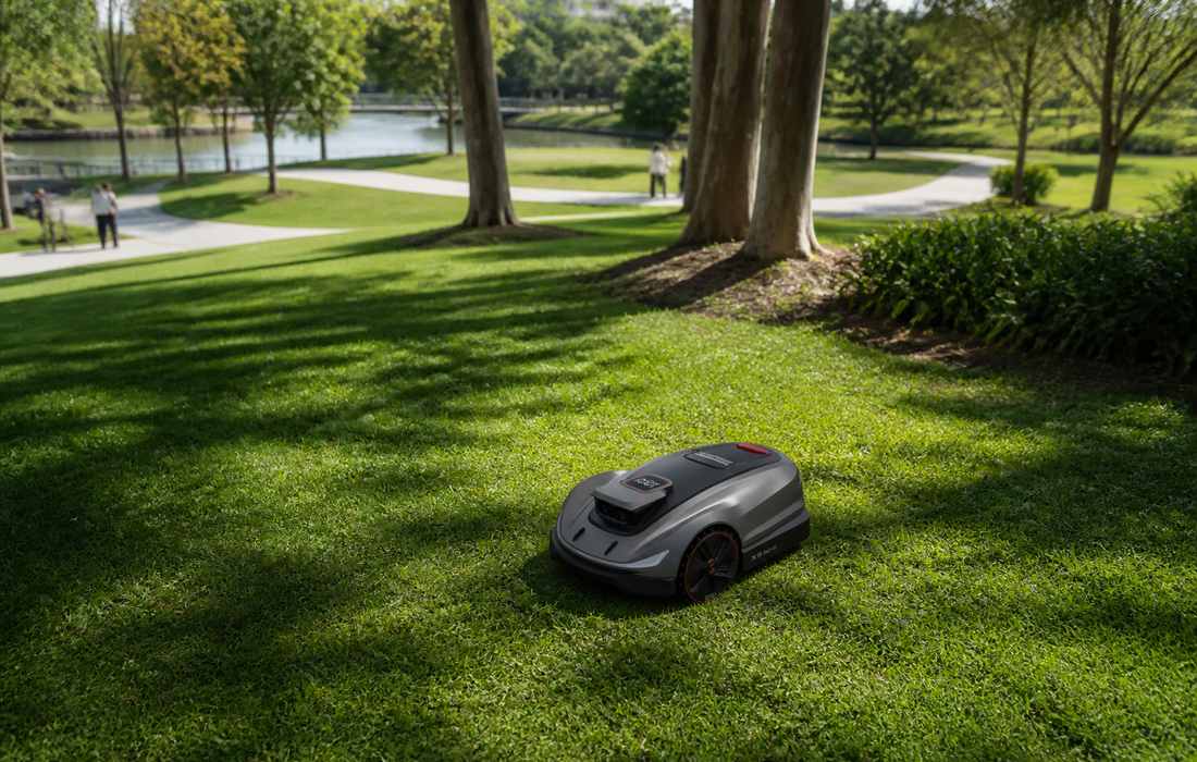 sunseeker elite x5 gen2 robotmaaier in het park