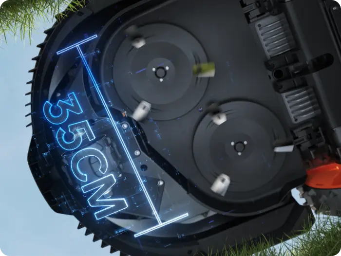 Dubbele messen (maaibreedte van 35 cm)