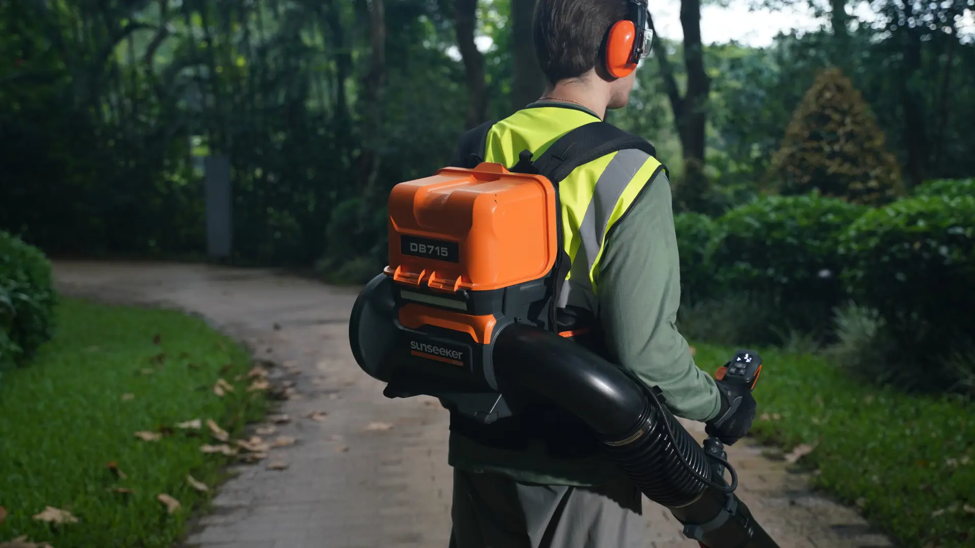 Backpack-Laubbläser (On-Board Connect)