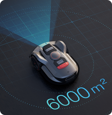 Mähbereich bis zu 6000 m²