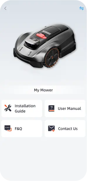 uživatelsky přívětivé rozhraní pro snadné ovládání vaší sekačky Sunseeker