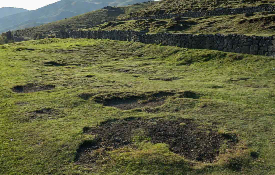 mountain grass slope