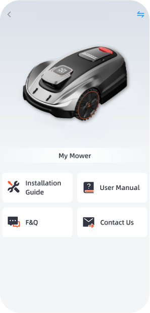 brugervenlig grænseflade til ubesværet styring af din Sunseeker plæneklipper
