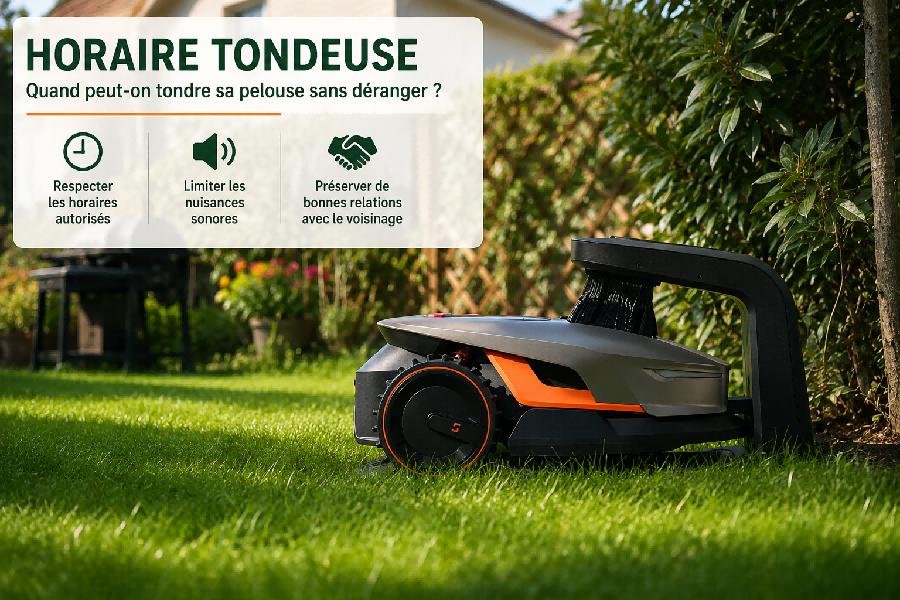 horaire tondeuse robot jardin