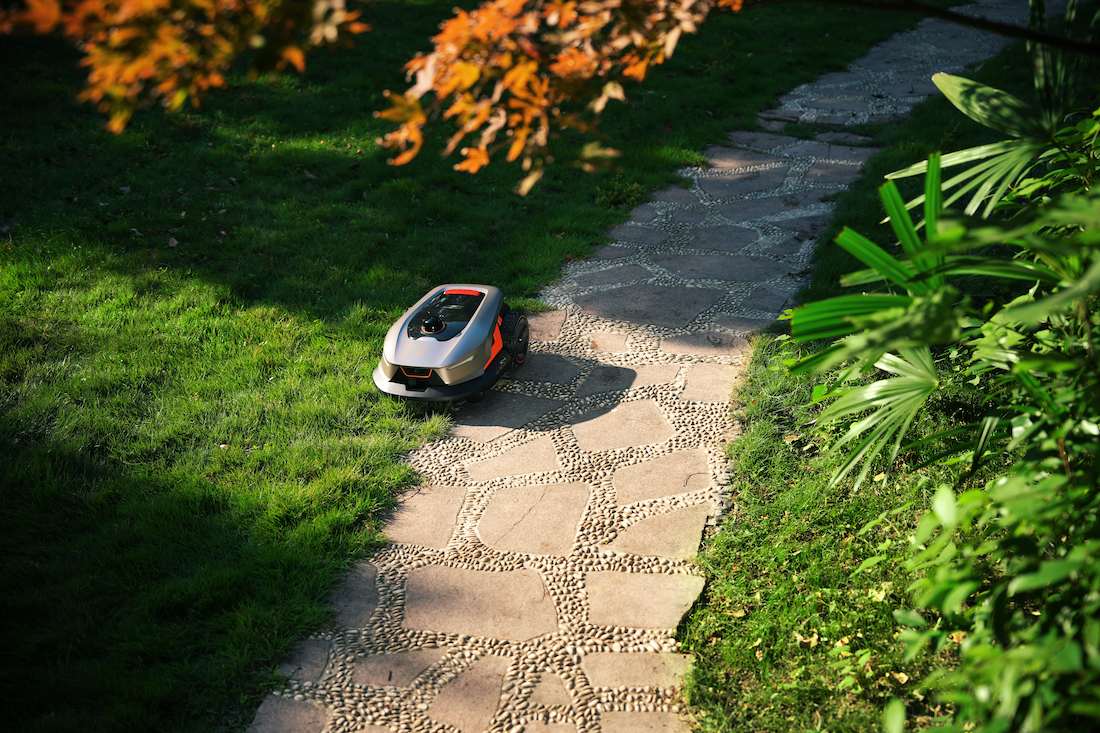 robotic lawn mower garden