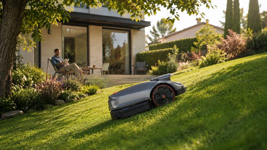 robot tondeuse silencieuse jardin