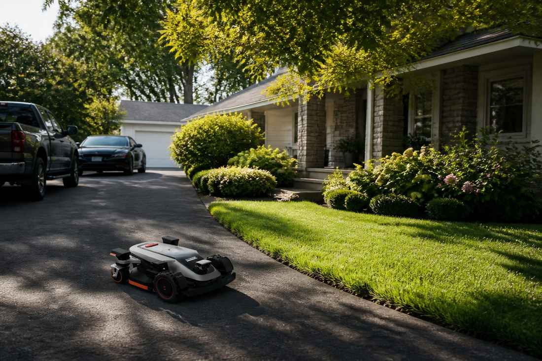 sunseeker elite x9 lawn tractor suburban driveway