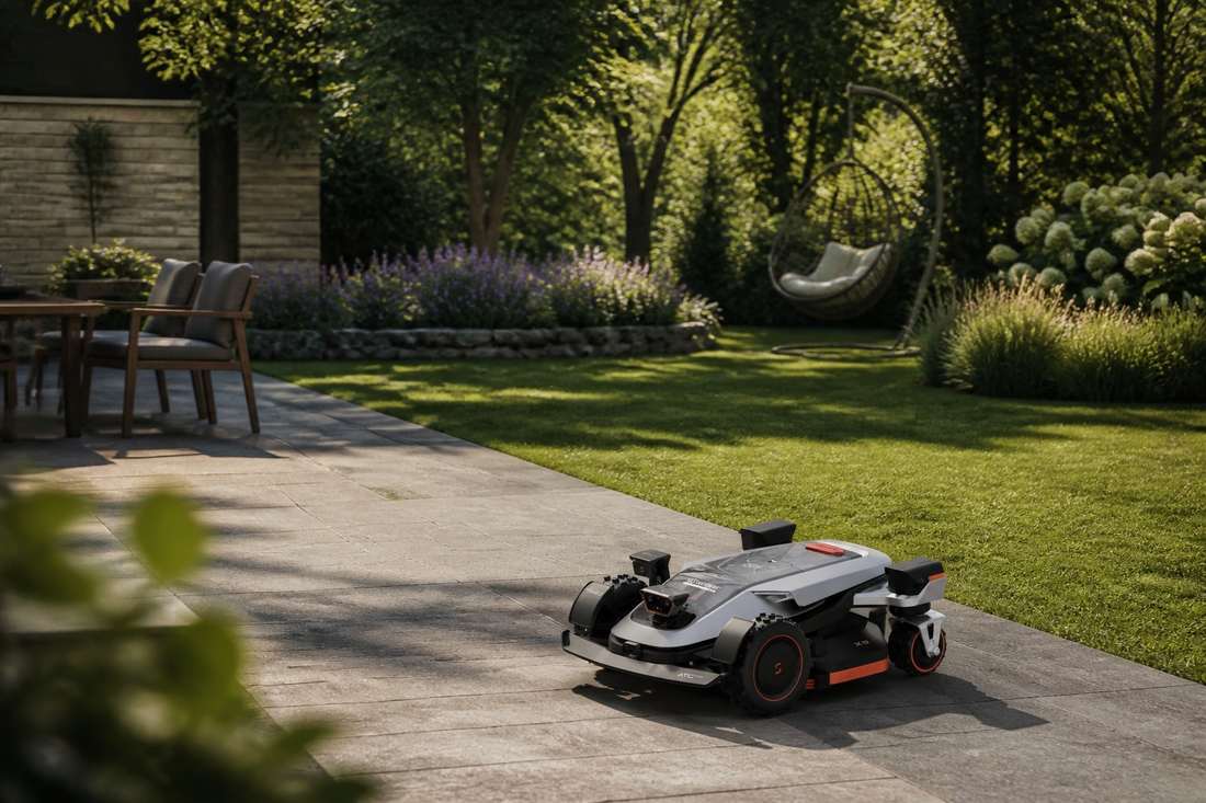 sunseeker elite x9 robot mower spacious backyard