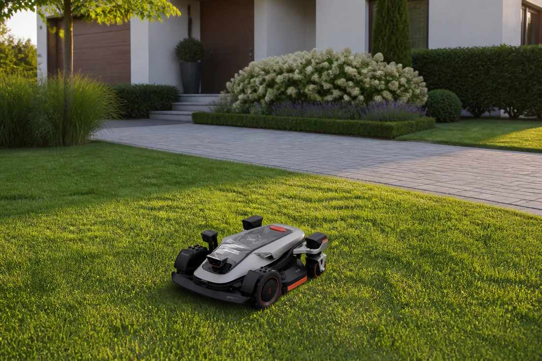 sunseeker elite x9 robot mower modern lawn