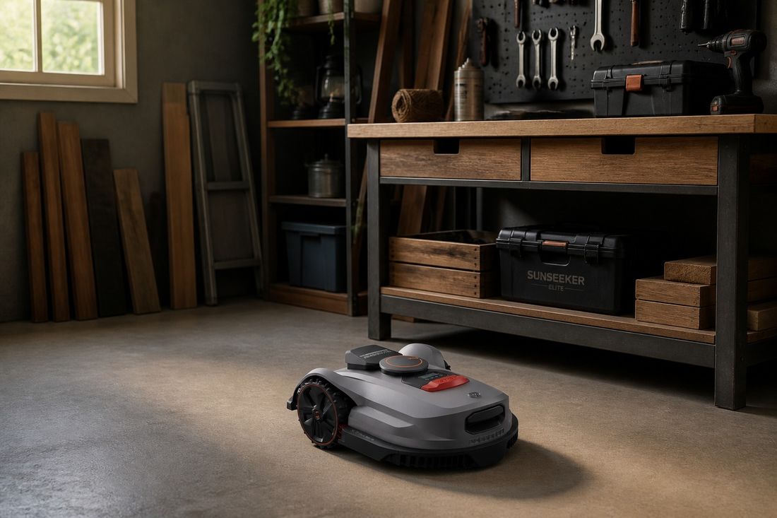 sunseeker elite x7 plus lawn mower workshop