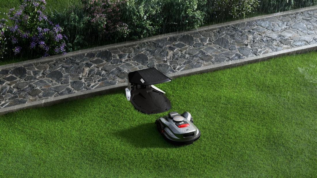 robot tondeuse avec detection de pluie