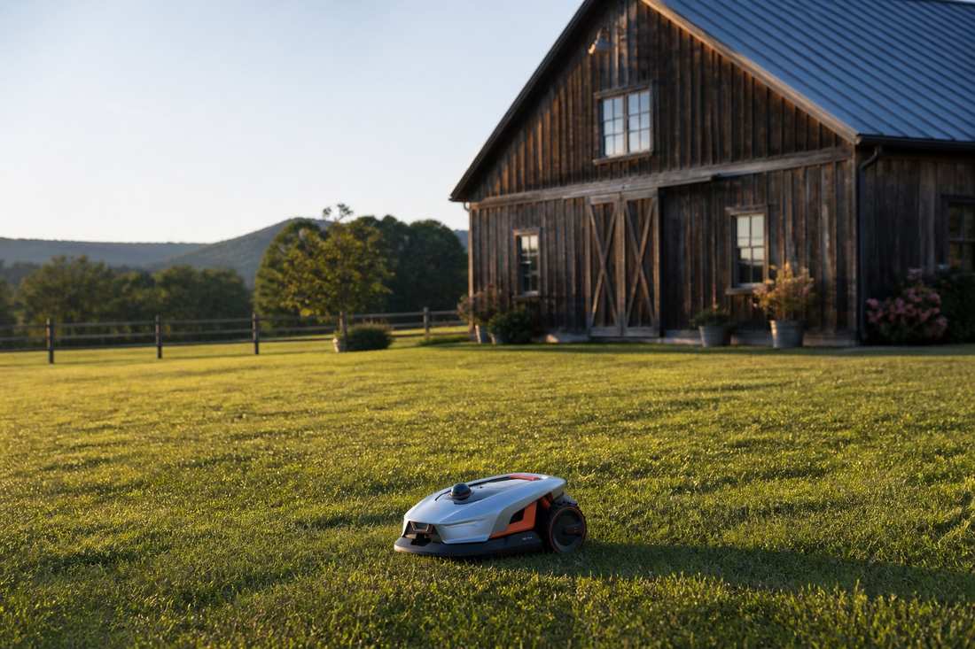 sunseeker elite x4 grassy field barn