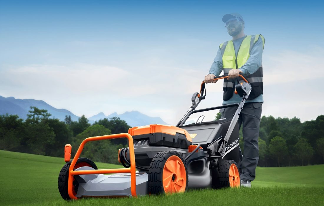 sunseeker lawn mower plug in