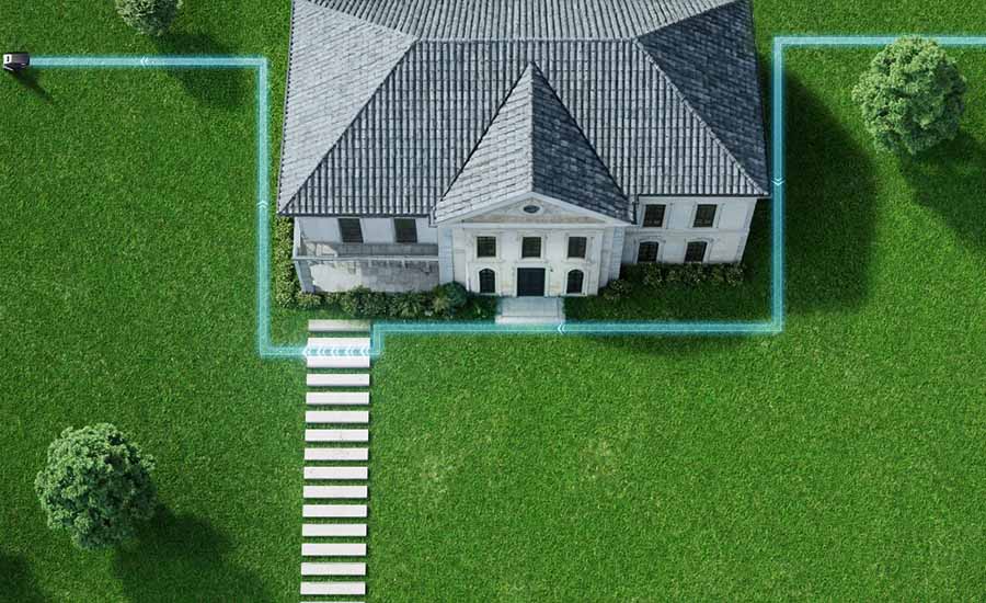 House Surrounded By Green Lawn