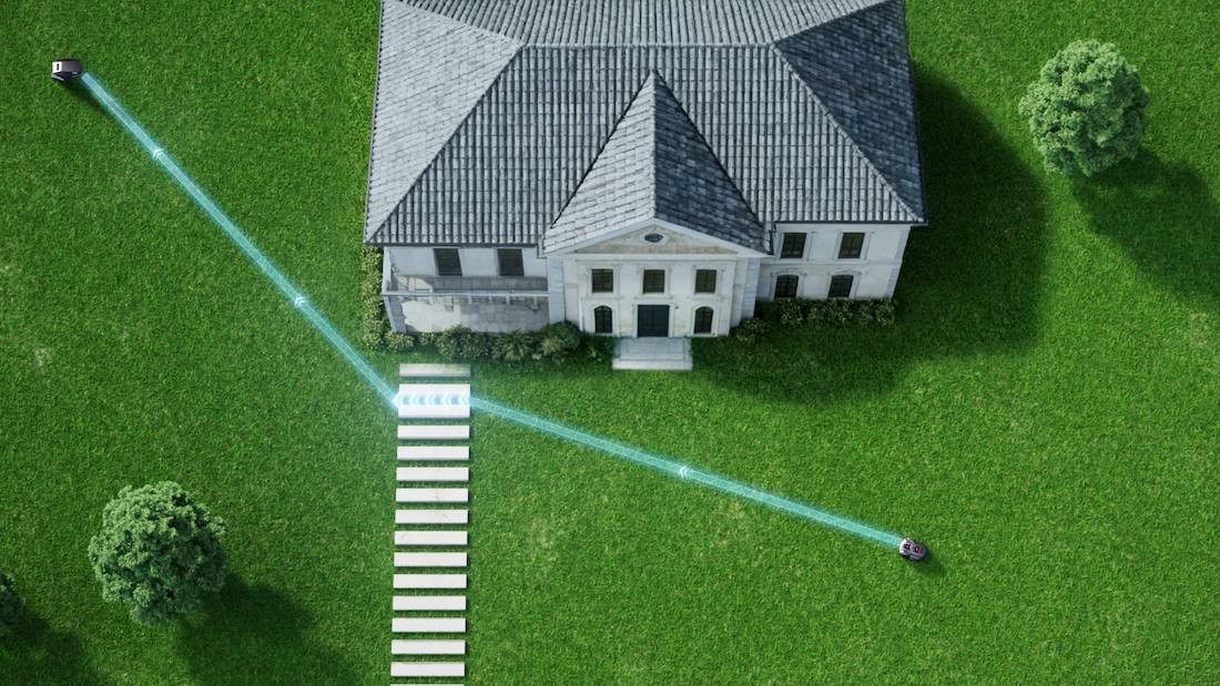 Robot Lawn Mower in Action