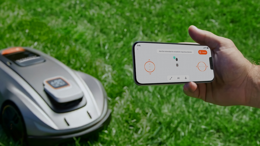 Robotic Lawn Mower Controlled Remotely