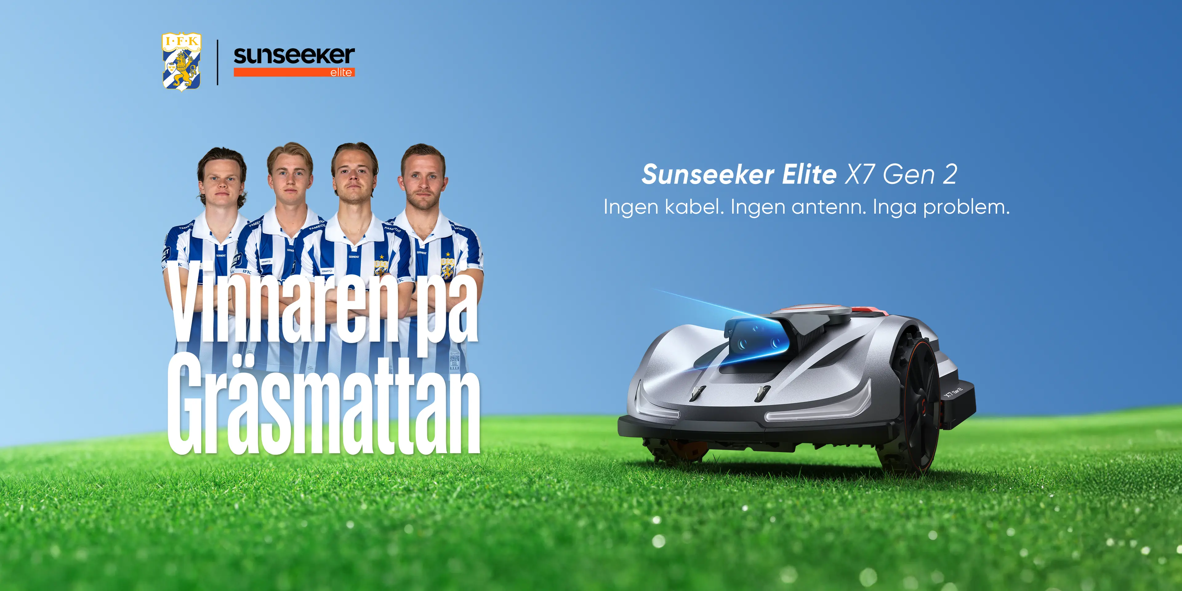 Sunseeker Robotics × IFK Göteborg partnership