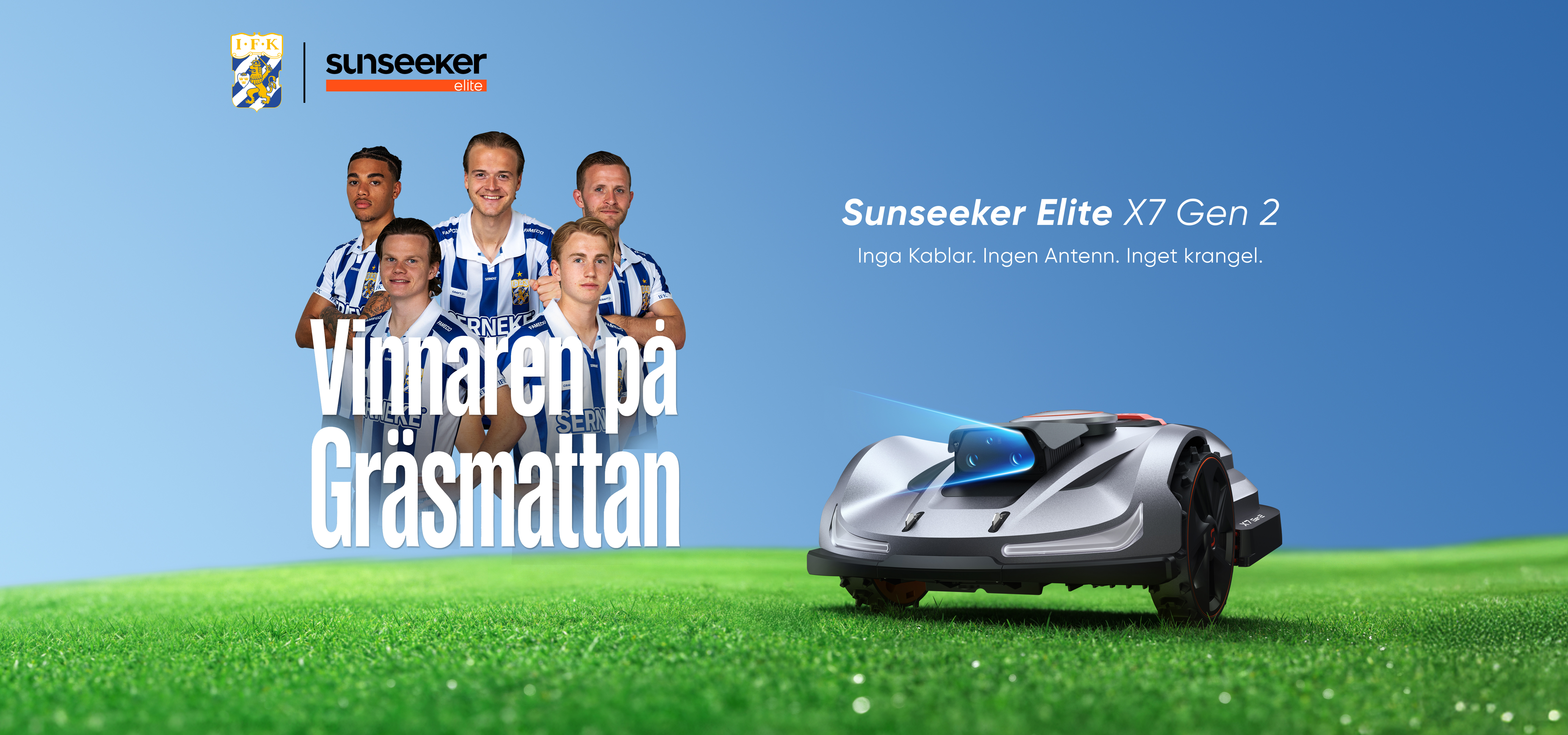 Sunseeker × IFK Göteborg banner