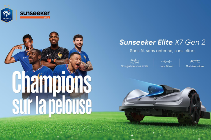 Sunseeker Robotics Becomes Official Supplier of the French Football Federation for the Men’s National Team