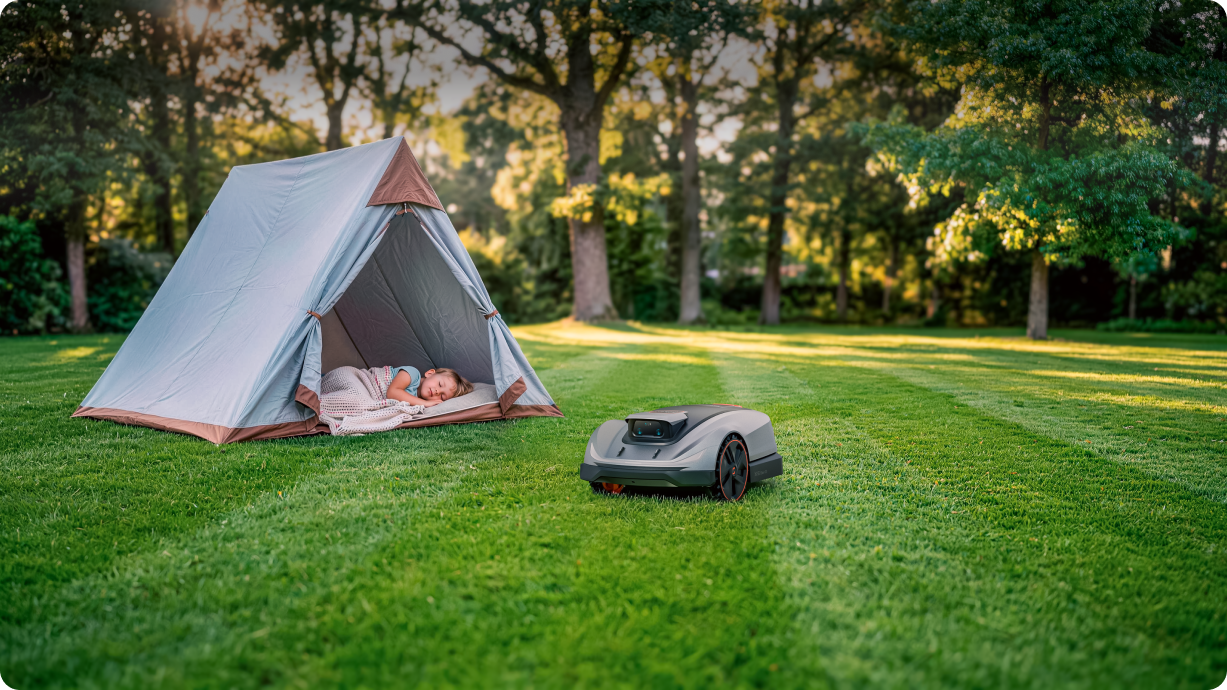 X5 Gen 2 quiet 60 dB robotic mowing