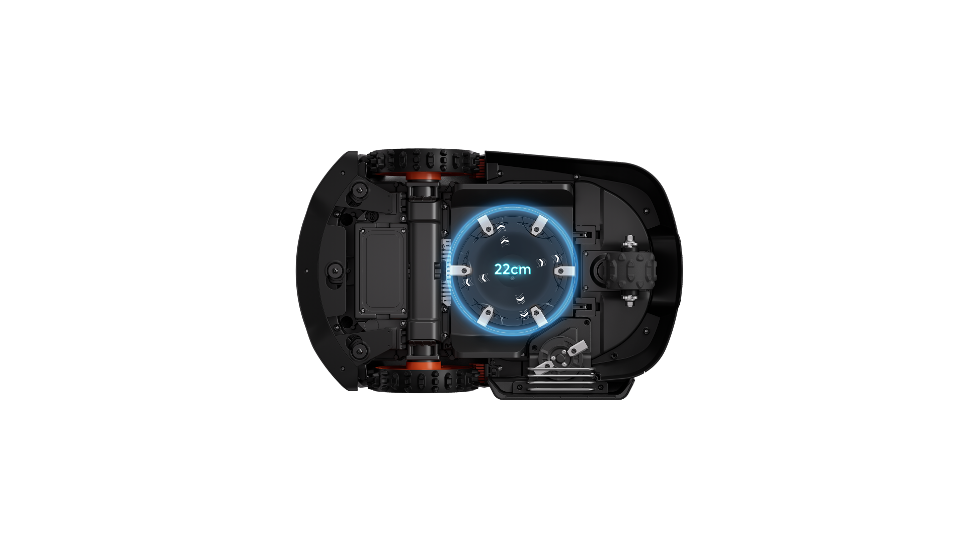 X5 Gen 2 edge following cut along garden edge
