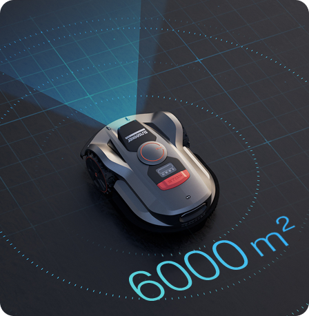 Mähbereich bis zu 6000 m²