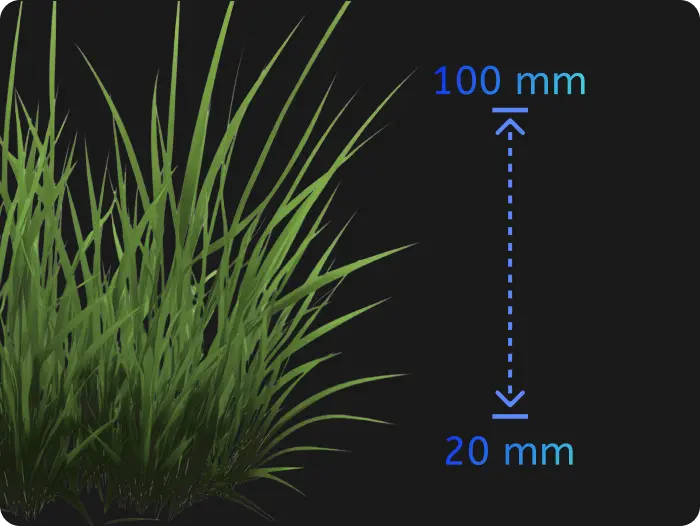 Električno podešavanje visine košnje (20–100 mm)