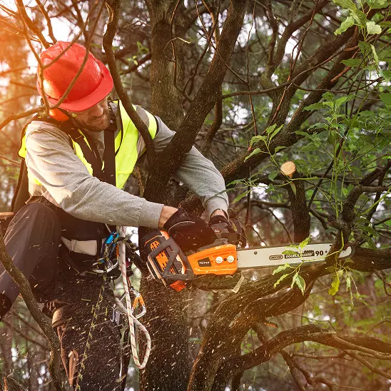  Motosega con impugnatura superiore con connessione incorporata