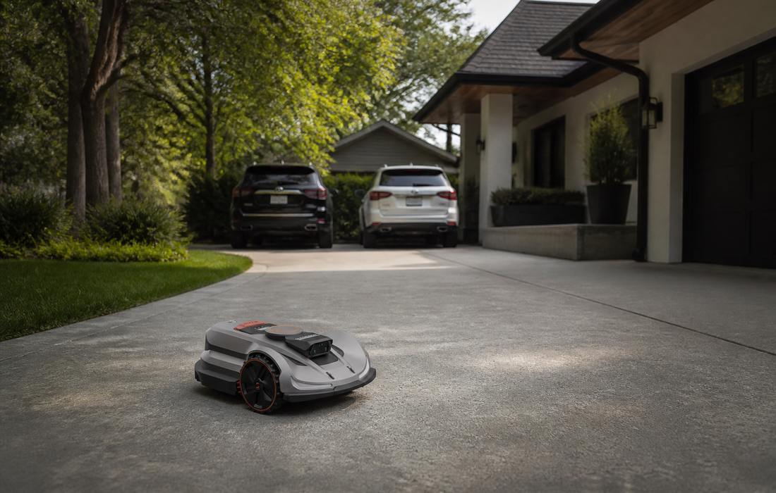 x7 plus gen 2 mower suburban driveway