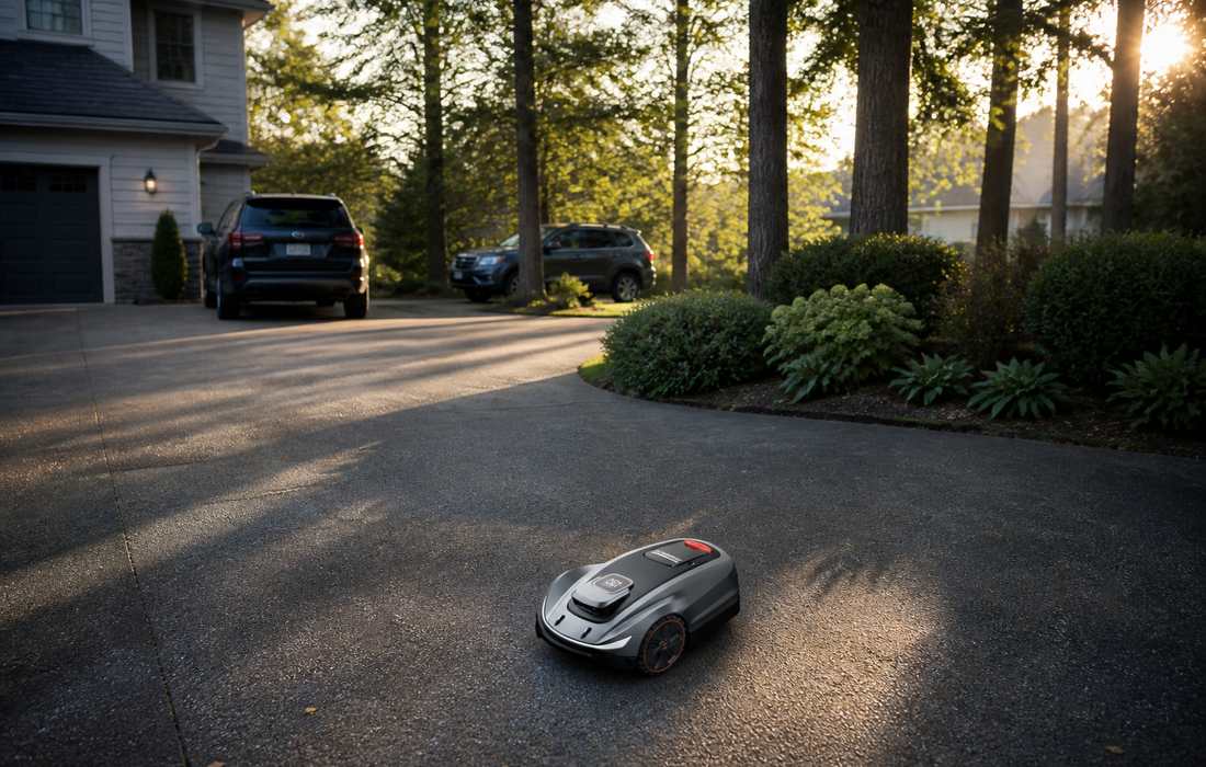 sunseeker elite x5 mower suburban driveway