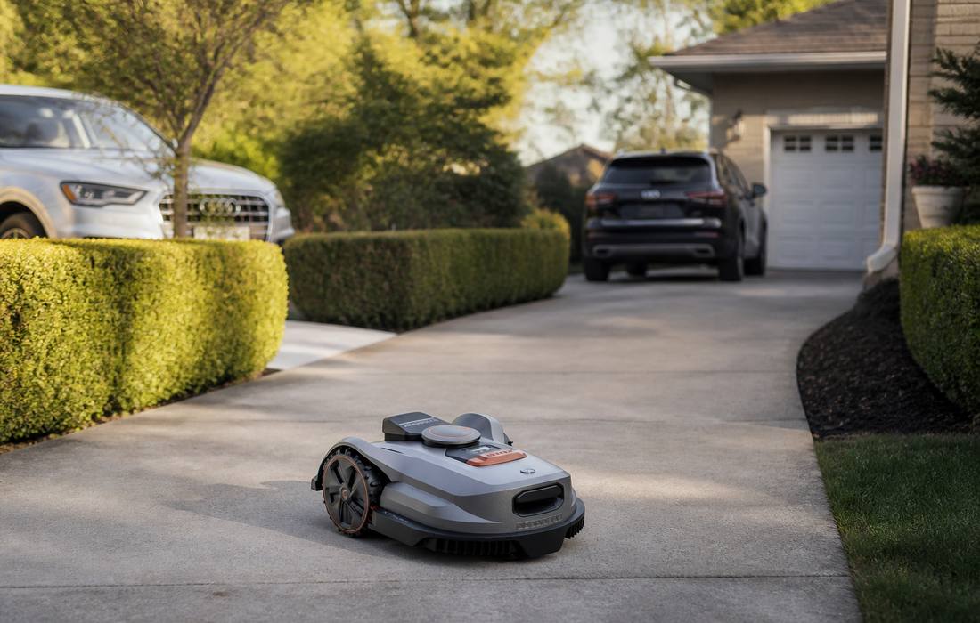 x7 plus gen 2 mower suburban driveway
