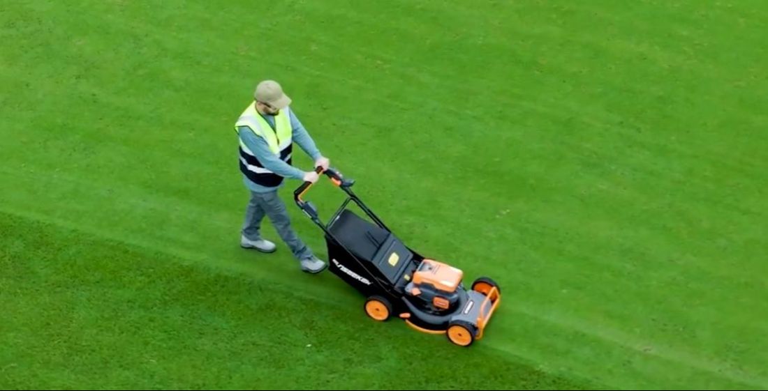 mulching push mower