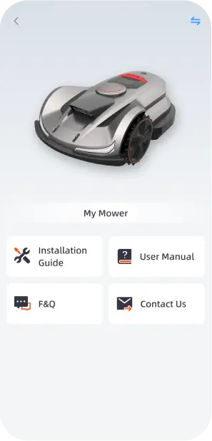 Support and Settings Menu
