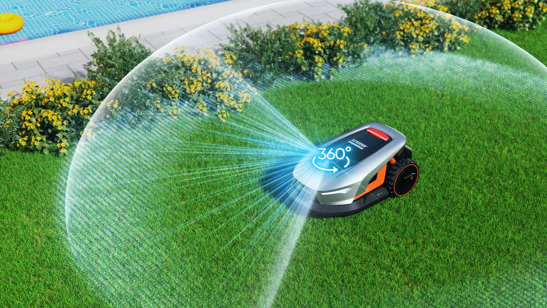 sunseeker elite x4 360 lidar mowing