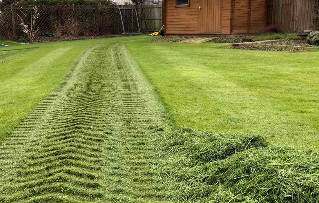 cut a lawn properly