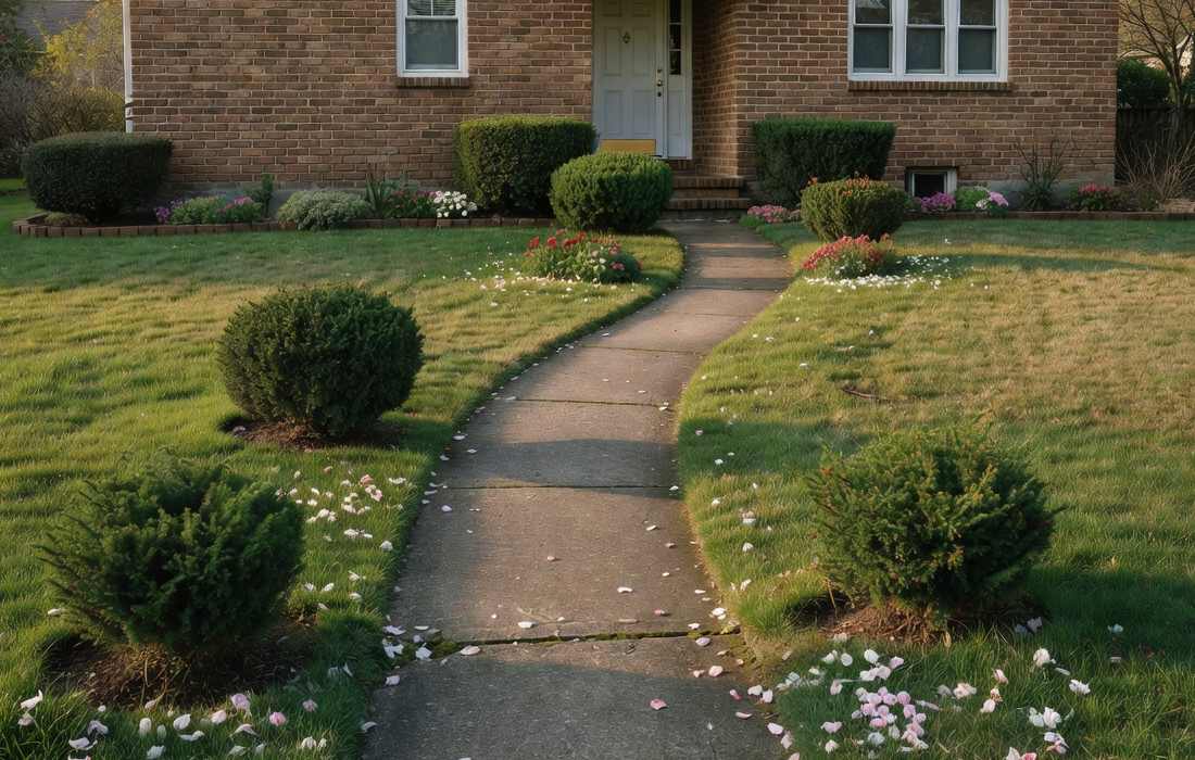 front yard landscaping ideas with lawn