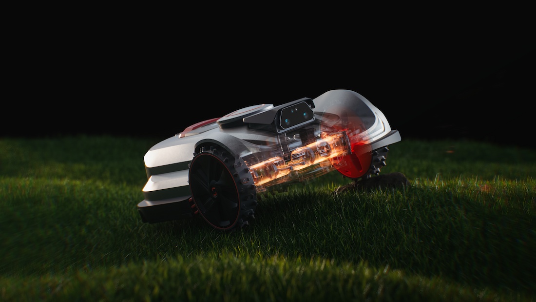 robotic lawn mower transparent mechanism