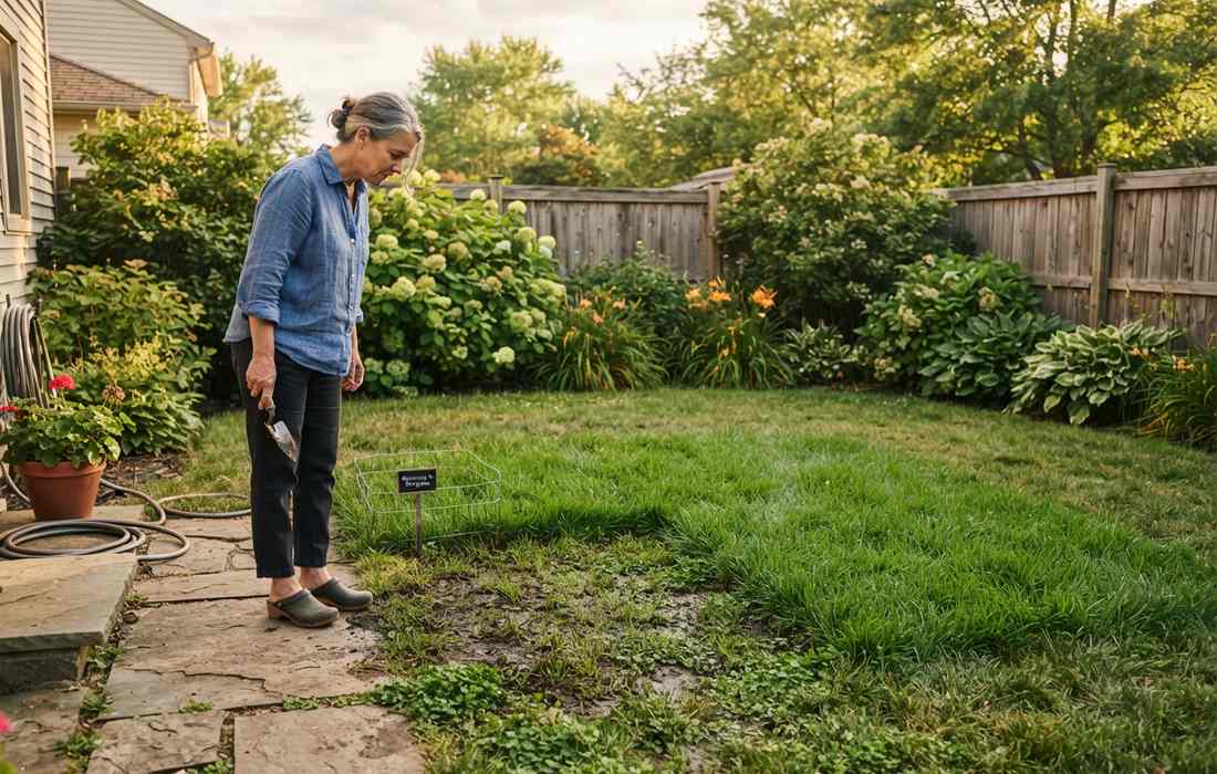 restored lawn ready to grow