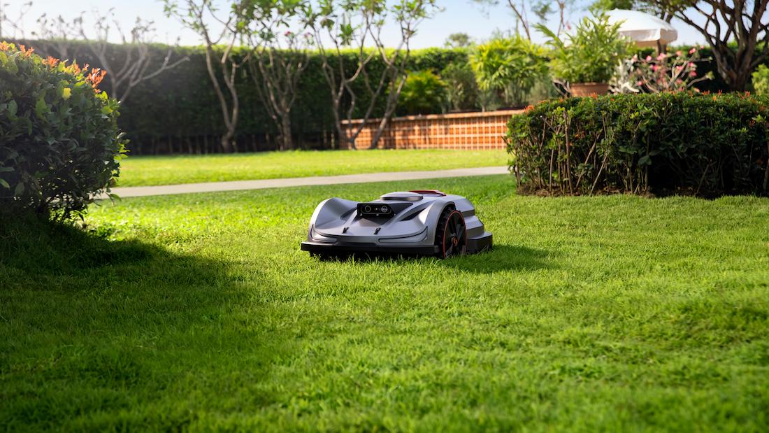 robotic lawn mower garden