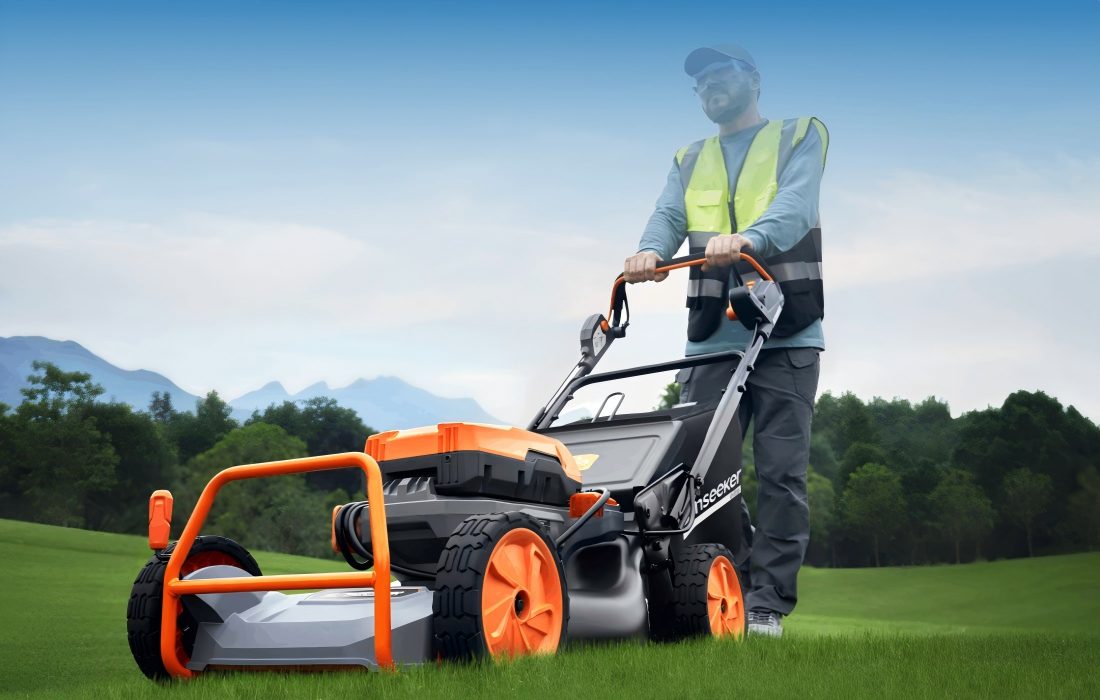 A Working Push Mower
