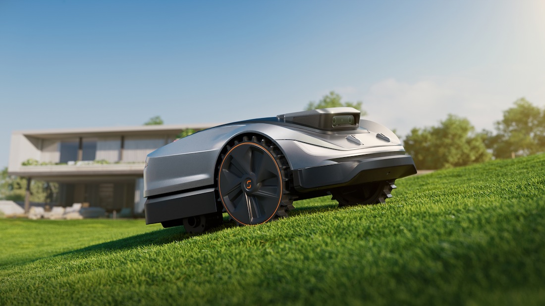 robotic lawn mower for slope
