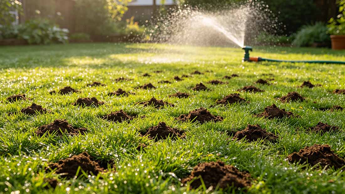 what to do after aerating lawn