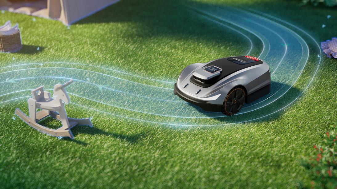 robotic lawn mower image