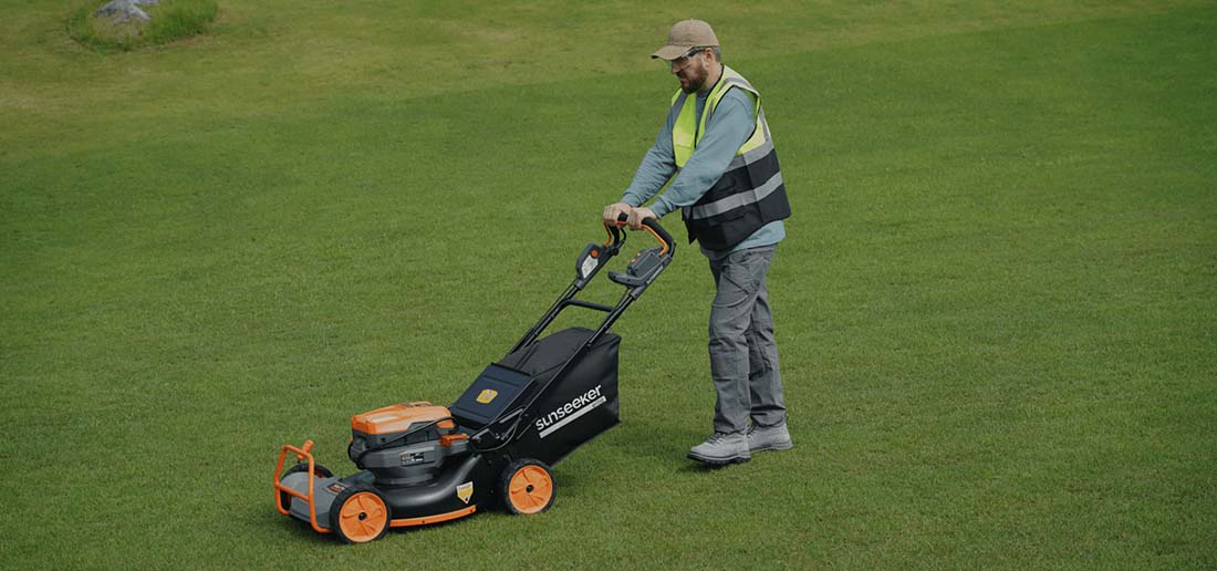 Push Mower Running