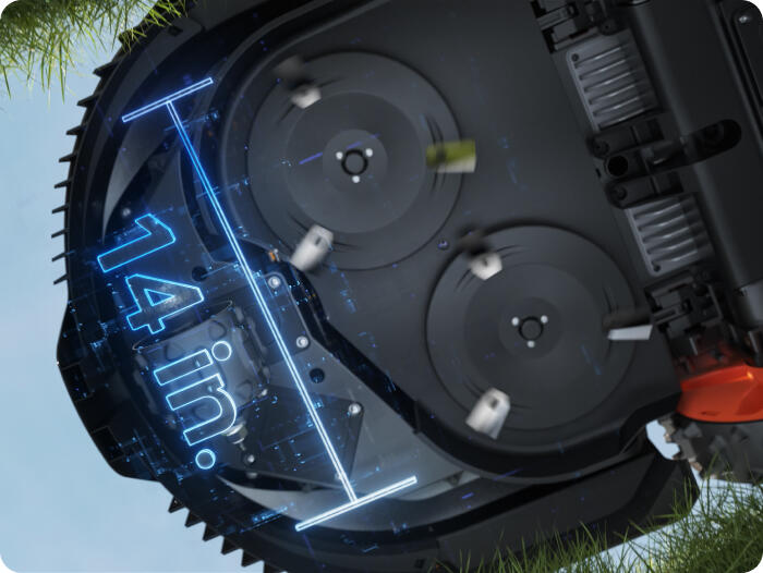 Dual Blades (14.0 in Cutting Width)